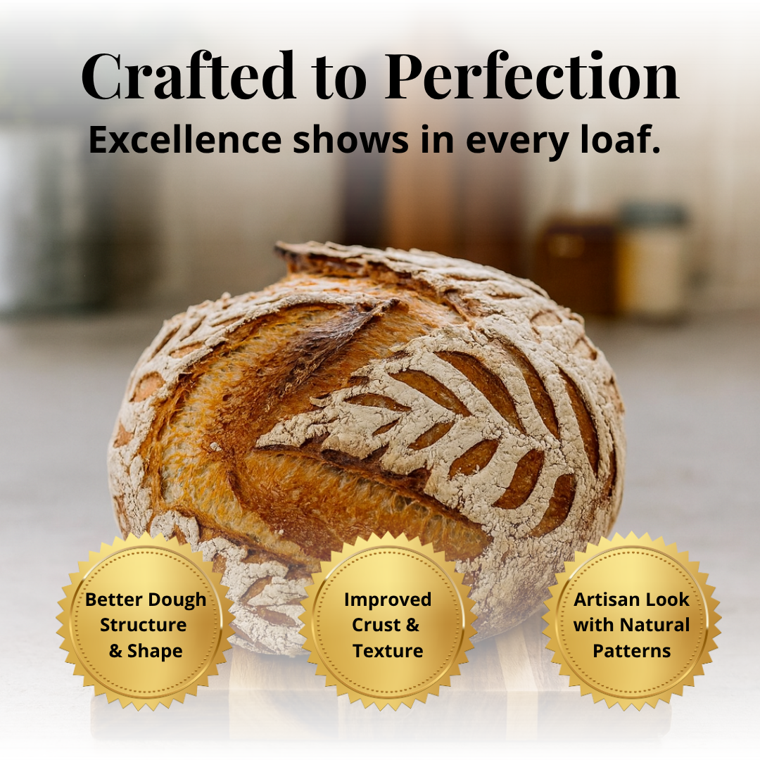 Bread Proofing Baskets with Liners, 9 Inch Rattan Bread Baskets for Artisan Dough Rising - Round Set 2 PACK