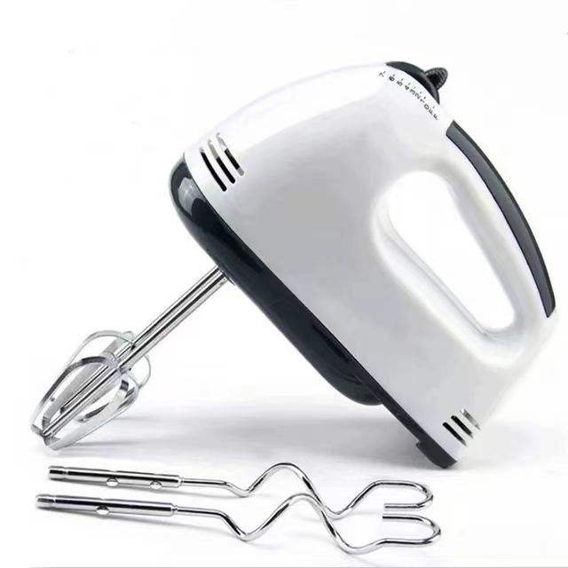 Electric Hand Mixer with Beaters and Dough Hooks – Lightweight & Powerful