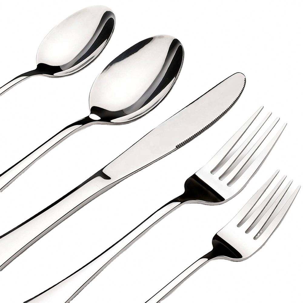 Stainless Steel Silverware Set – Dinner Forks, Knives & Spoons for Everyday Dining & Entertaining